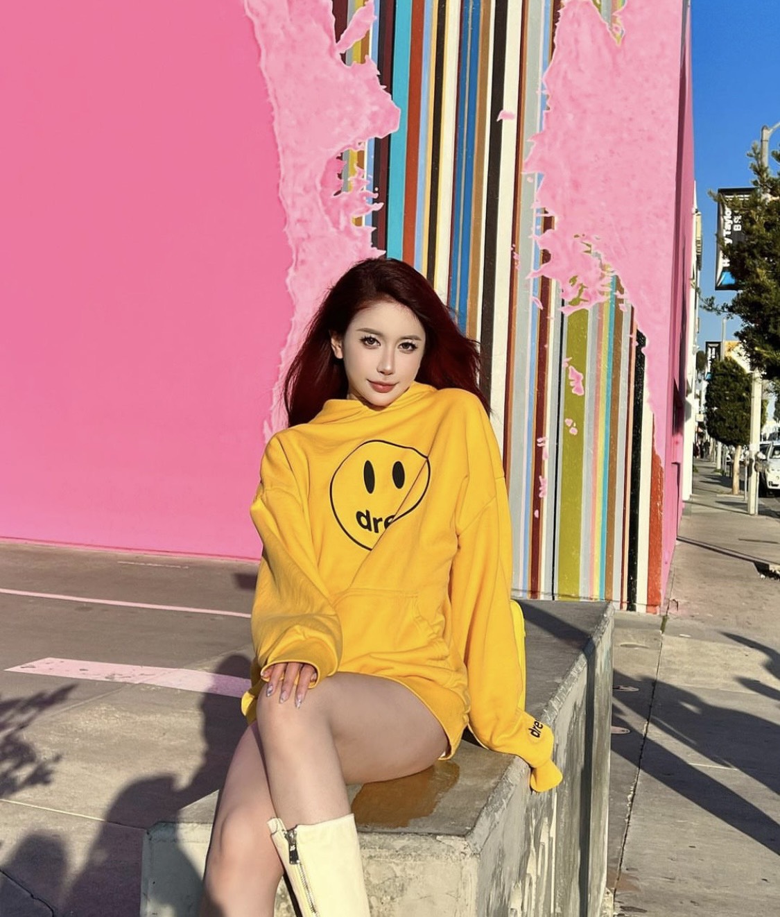 Drew house yellow hoodie sale