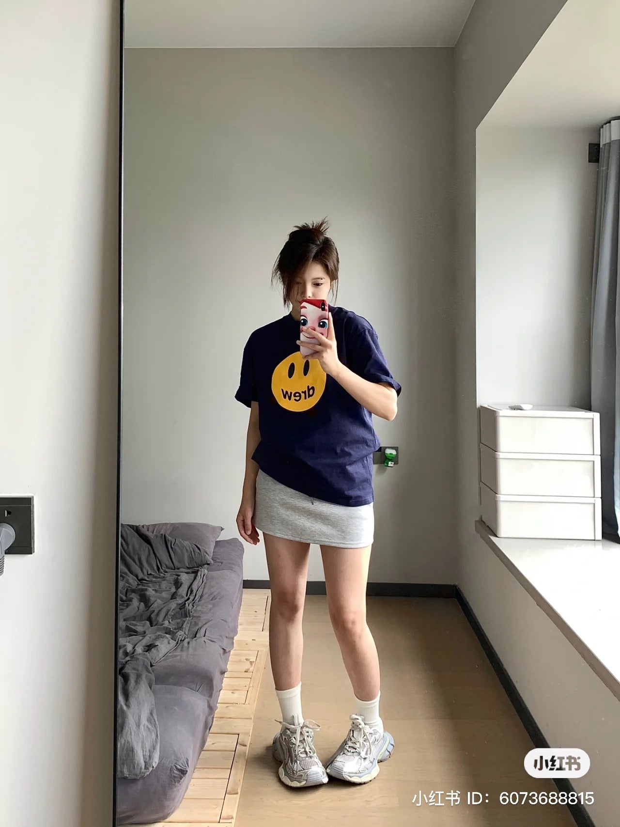 áo DREW HOUSE MASCOT NAVY TEE Authentic tại BlankRoom