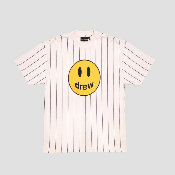 DREW HOUSE MASCOT SS TEE NAVY PINSTRIPE