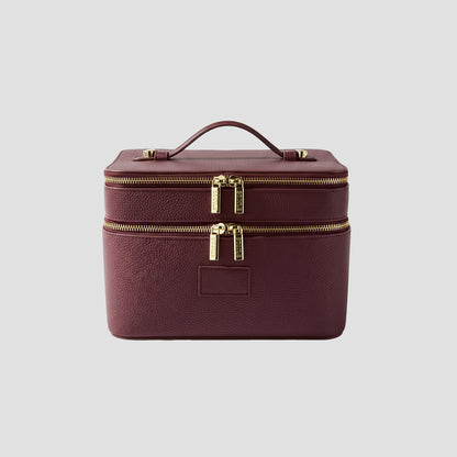 Etoile Duo Vanity Case Ginger Burgundy
