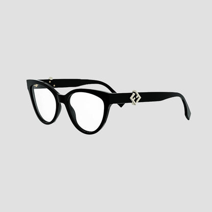 Fendi FE50134I-001 FF Diamonds Black Eyeglasses