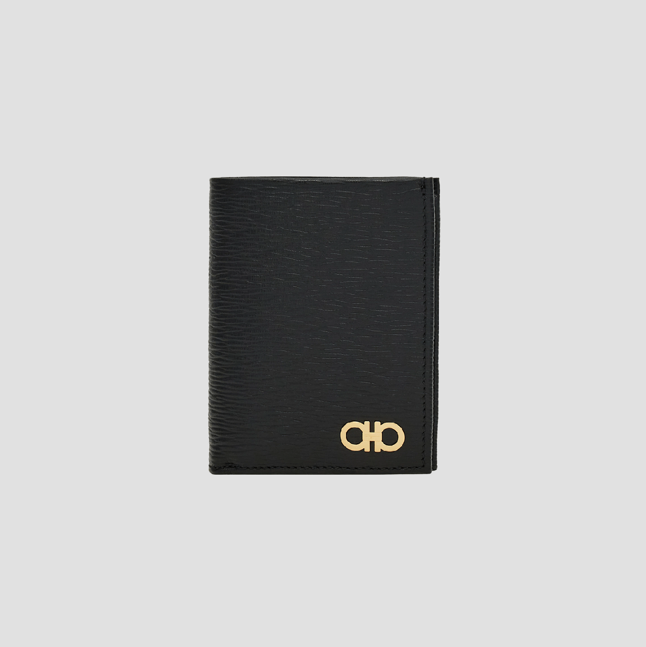 Ferragamo Gancini Compact Wallet Black 66A067 685996