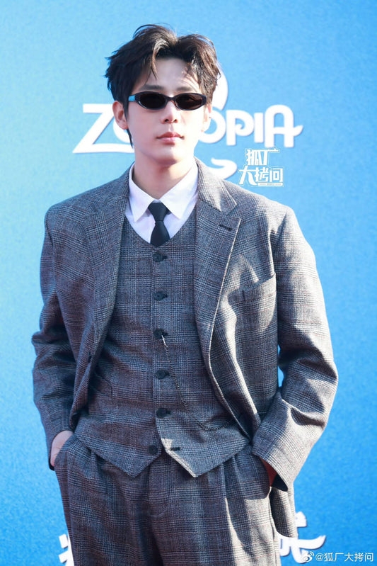 Vương An Vũ wearing Gentle Monster Monica 01 Cat-Eye Sunglasses