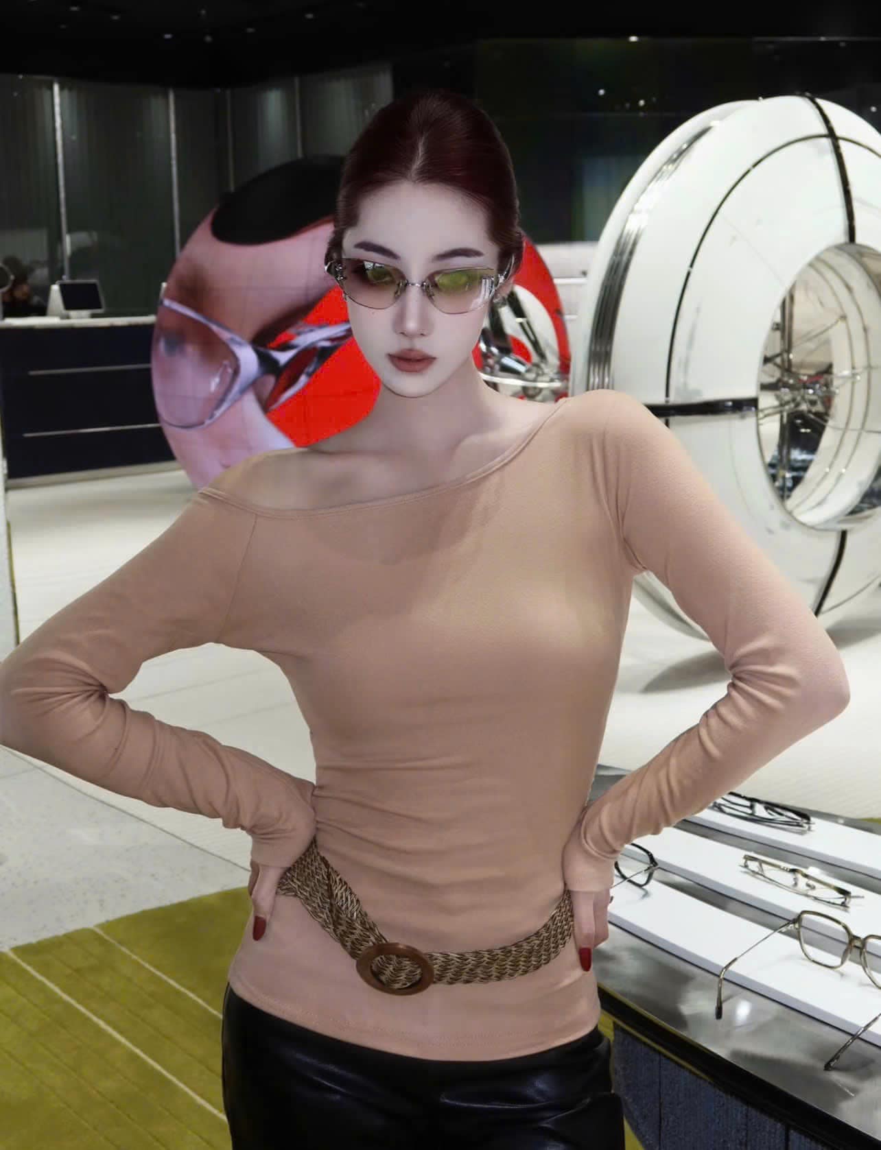 wearing GENTLE MONSTER TTA (01)