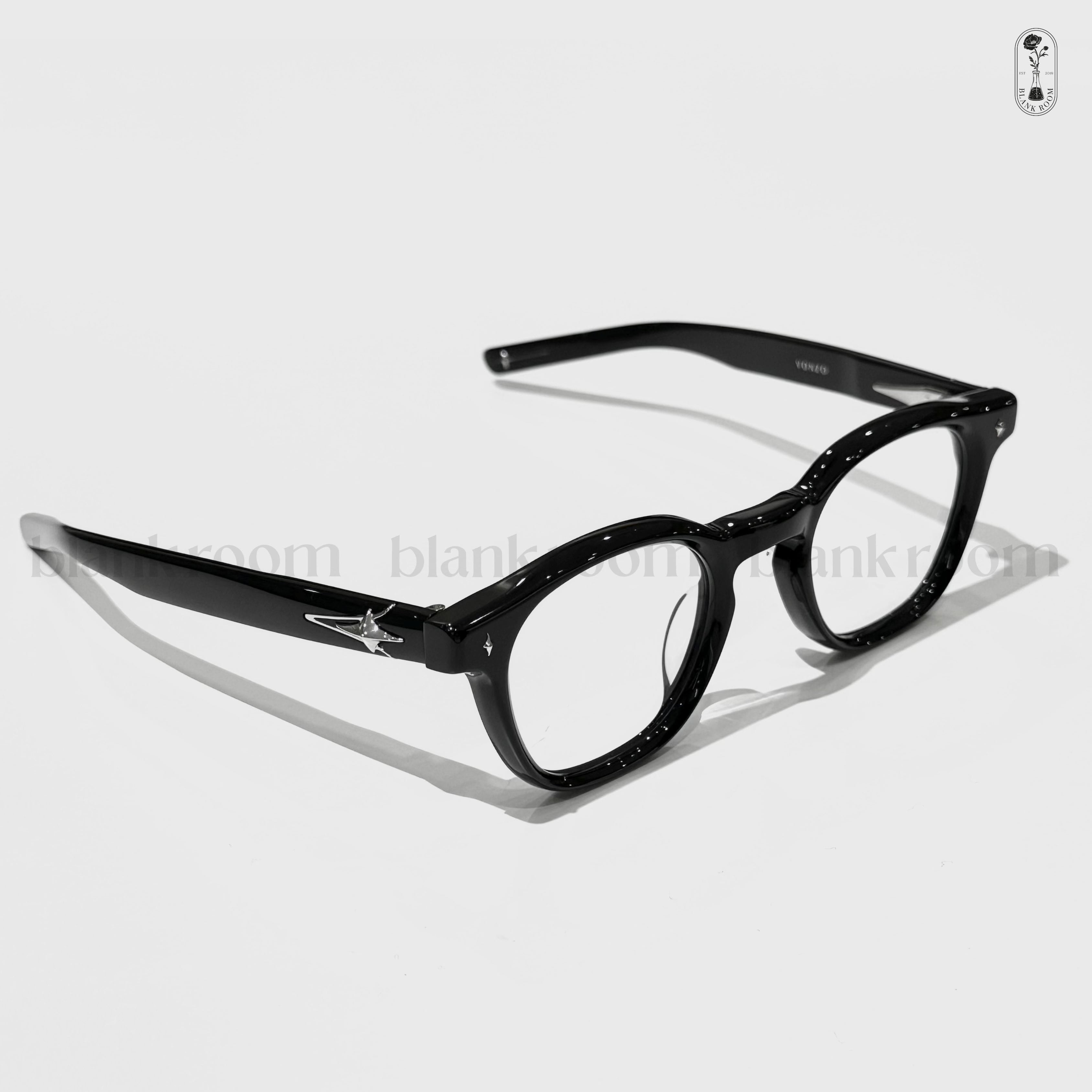 Gentle Monster - GM Vonzo 01 Square Glasses | Black Acetate
