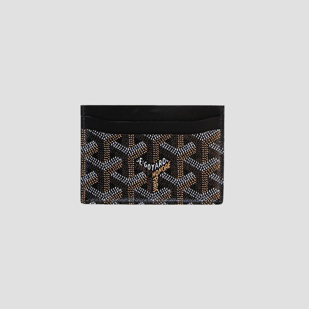 Goyard Saint-Sulpice Card Wallet Black STSULPPMLTY01CL01X