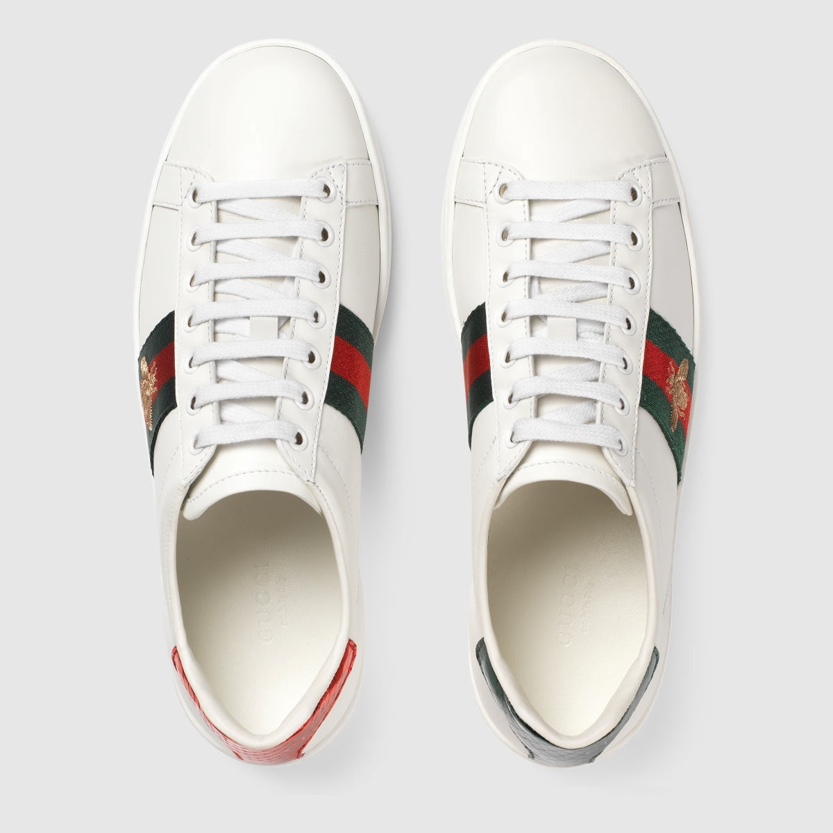 giày GUCCI ACE SNEAKER WITH BEE IN WHITE Women: 431942 02JP0 9064 Men: 429446 02JP0 9064 Authentic BlankRoom Hà Nội, Việt Nam.