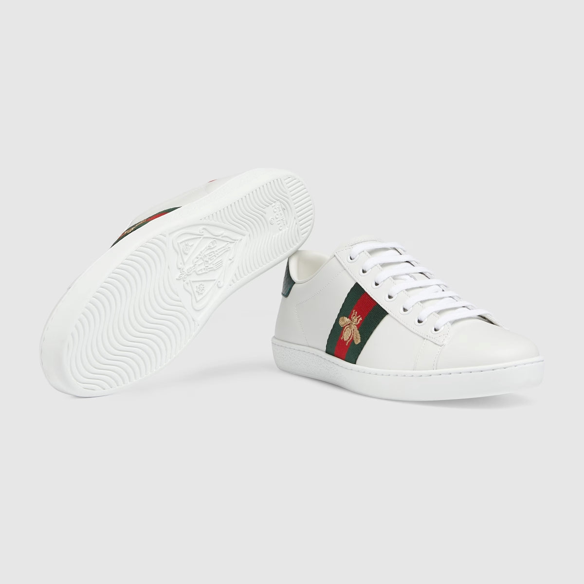 giày GUCCI ACE SNEAKER WITH BEE IN WHITE Women: 431942 02JP0 9064 Men: 429446 02JP0 9064 Authentic BlankRoom Hà Nội, Việt Nam.