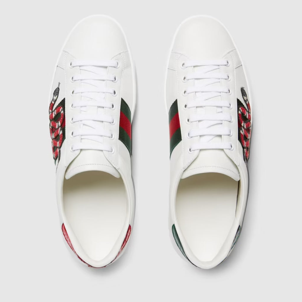 giày GUCCI ACE SNEAKER WITH SNAKE 456230 02JP0 9064 Authentic BlankRoom Hà Nội, Việt Nam