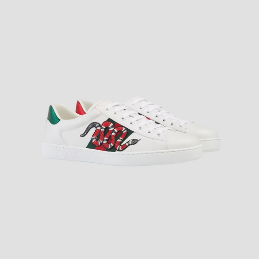 GUCCI ACE SNEAKER WITH SNAKE 456230 02JP0 9064