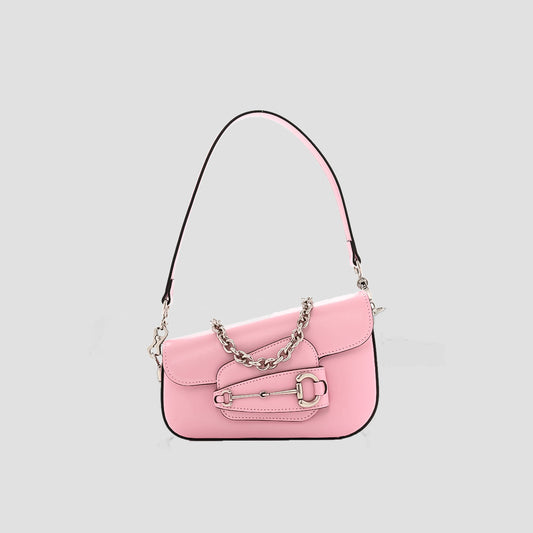 Gucci Asymmetrical Horsebit 1955 Mini Shoulder Bag Light Pink 774209-1DB0N-5823