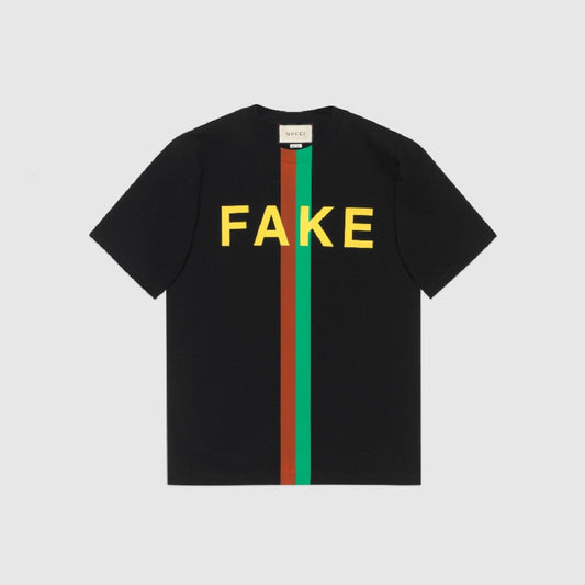 GUCCI FAKE/NOT-PRINT T-SHIRT 616036 XJCXX 1082