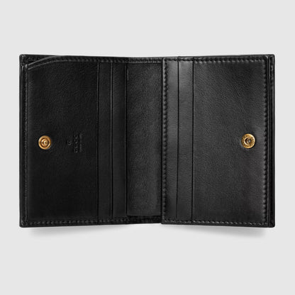 ví GUCCI GG MARMONT CARD CASE WALLET IN BLACK 466492 DTD1T 1000 blankroom hà nội, việt nam