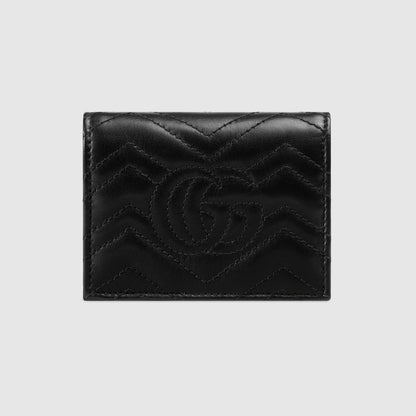 ví GUCCI GG MARMONT CARD CASE WALLET IN BLACK 466492 DTD1T 1000 blankroom hà nội, việt nam