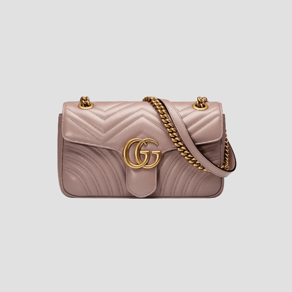 Gucci GG Marmont Medium Shoulder Bag Dusty Pink 443497 DTDIT 5729