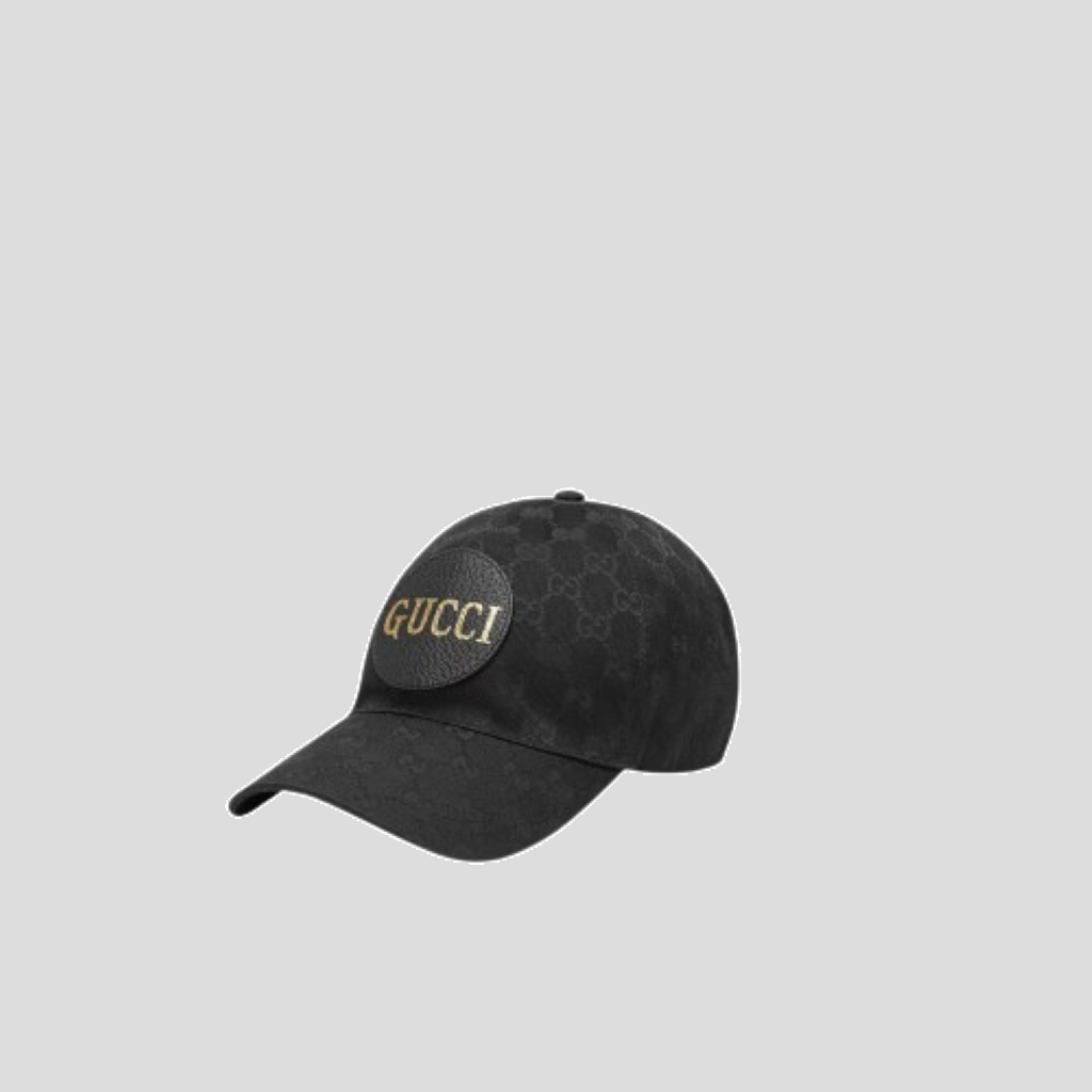 GUCCI GG SUPREME CANVAS BASEBALL CAP BLACK 576253 4HG53 1060 