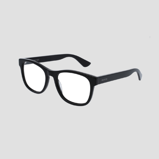 Gucci GG0004ON 001 Rectangular Black Eyeglasses