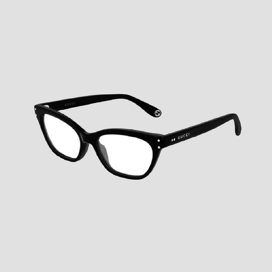 Gucci GG0570O 001 Cat-Eyeglasses In Black