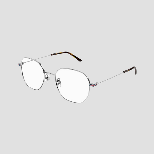 Gucci GG1125OA 003 Eyeglasses Silver