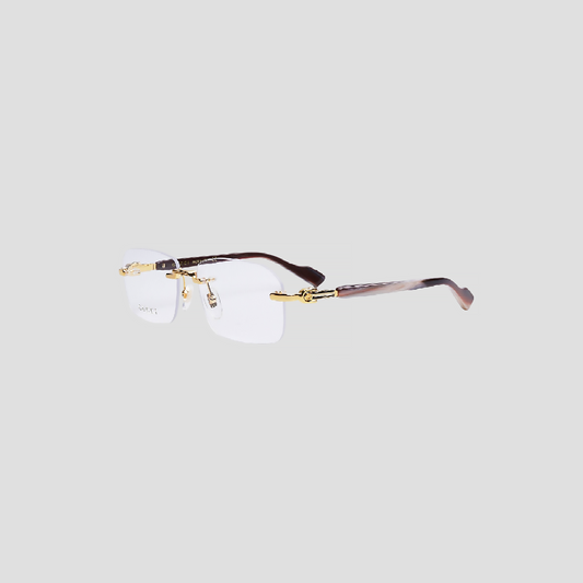 GUCCI GG1221O 002 FRAME EYEGLASSES WITH WEB ENAMEL