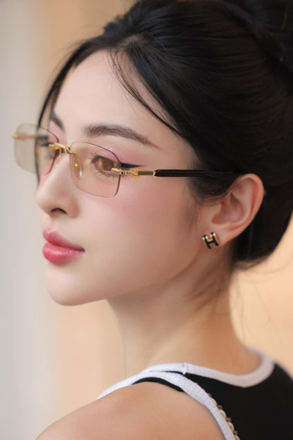 nữ đeo kính GUCCI GG1221S 005 RIMLESS SUNGLASSES