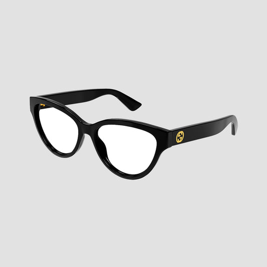 Gucci GG1581O Black Cat-Eye Eyeglasses