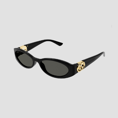 Gucci GG1660S 001 Oval Frame Sunglasses 785560 J1691 1012