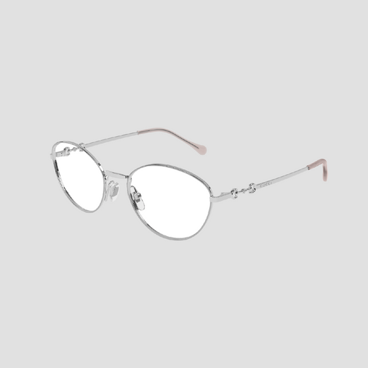 Gucci GG1699O 004 Silver Cat-Eye Eyeglasses