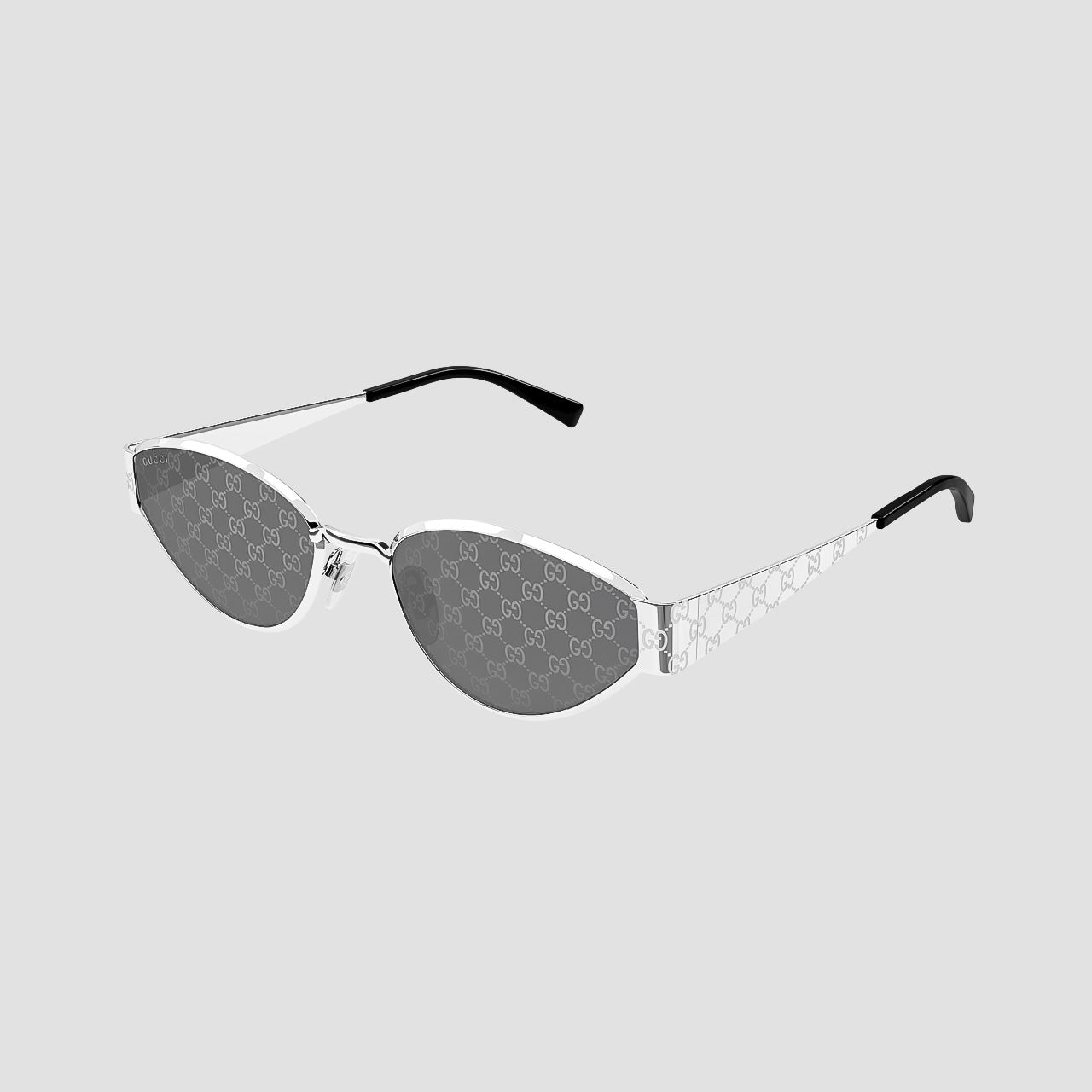 Gucci GG1853S 002 Silver Butterfly Sunglasses