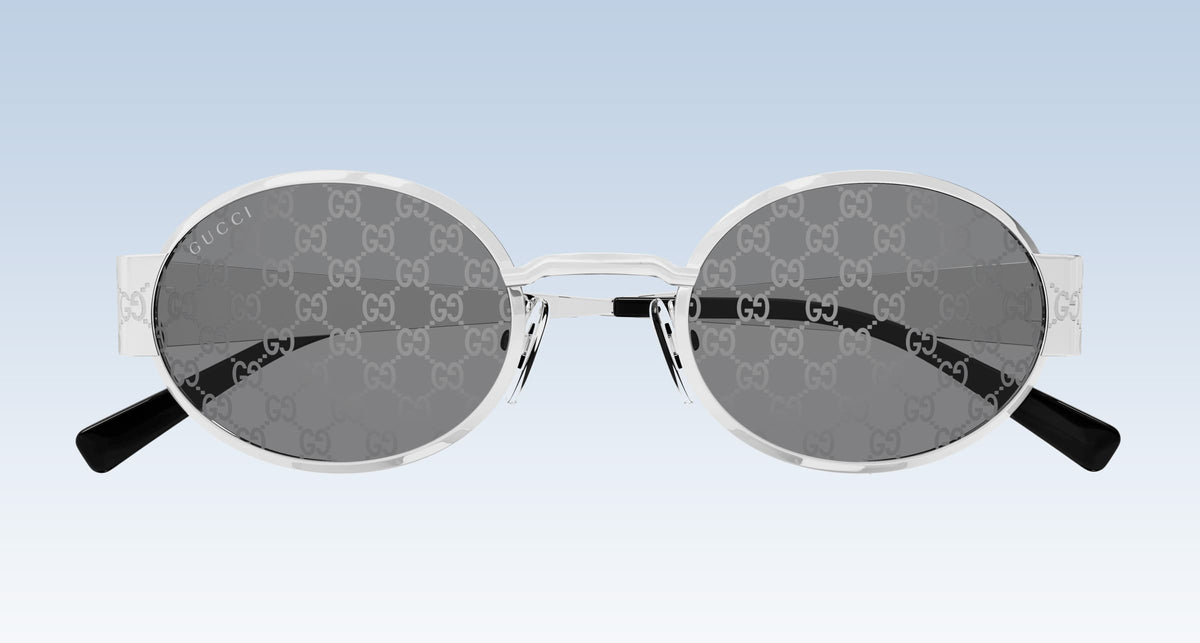 Mặt trước kính Gucci GG1854S 002 Silver Round Sunglasses