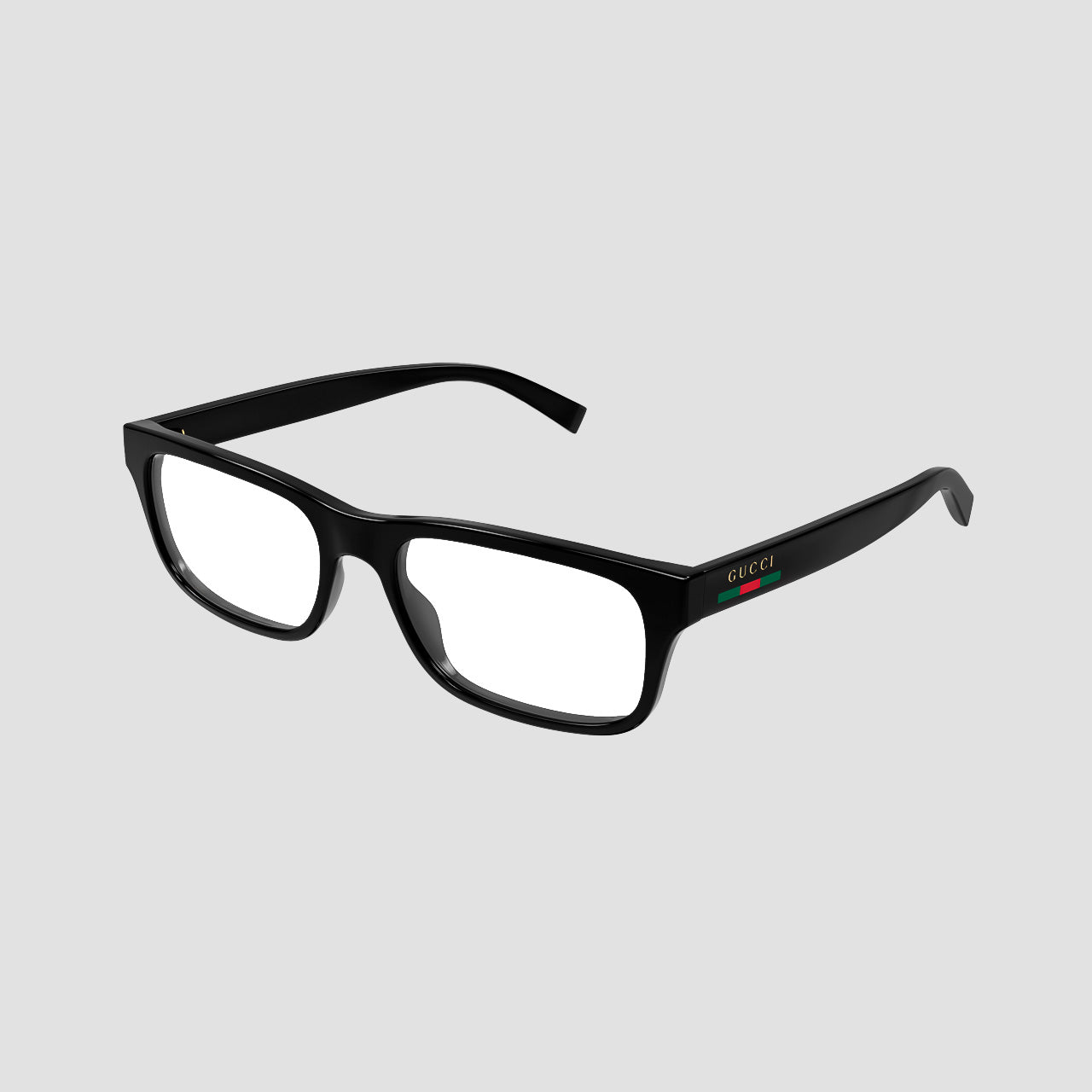 Gucci GG1858O Black Rectangular Eyeglasses