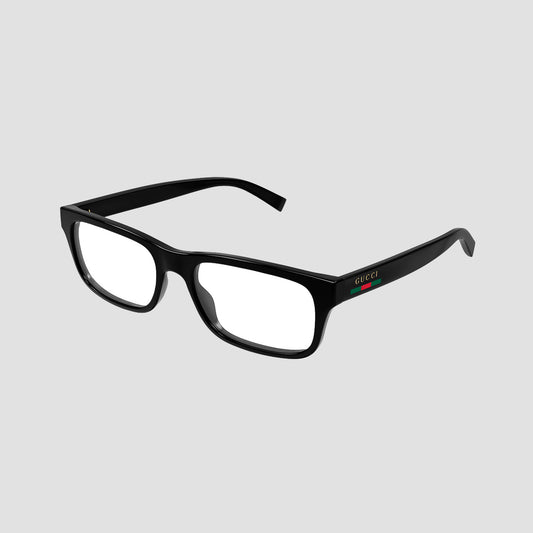 Gucci GG1858O Black Rectangular Eyeglasses