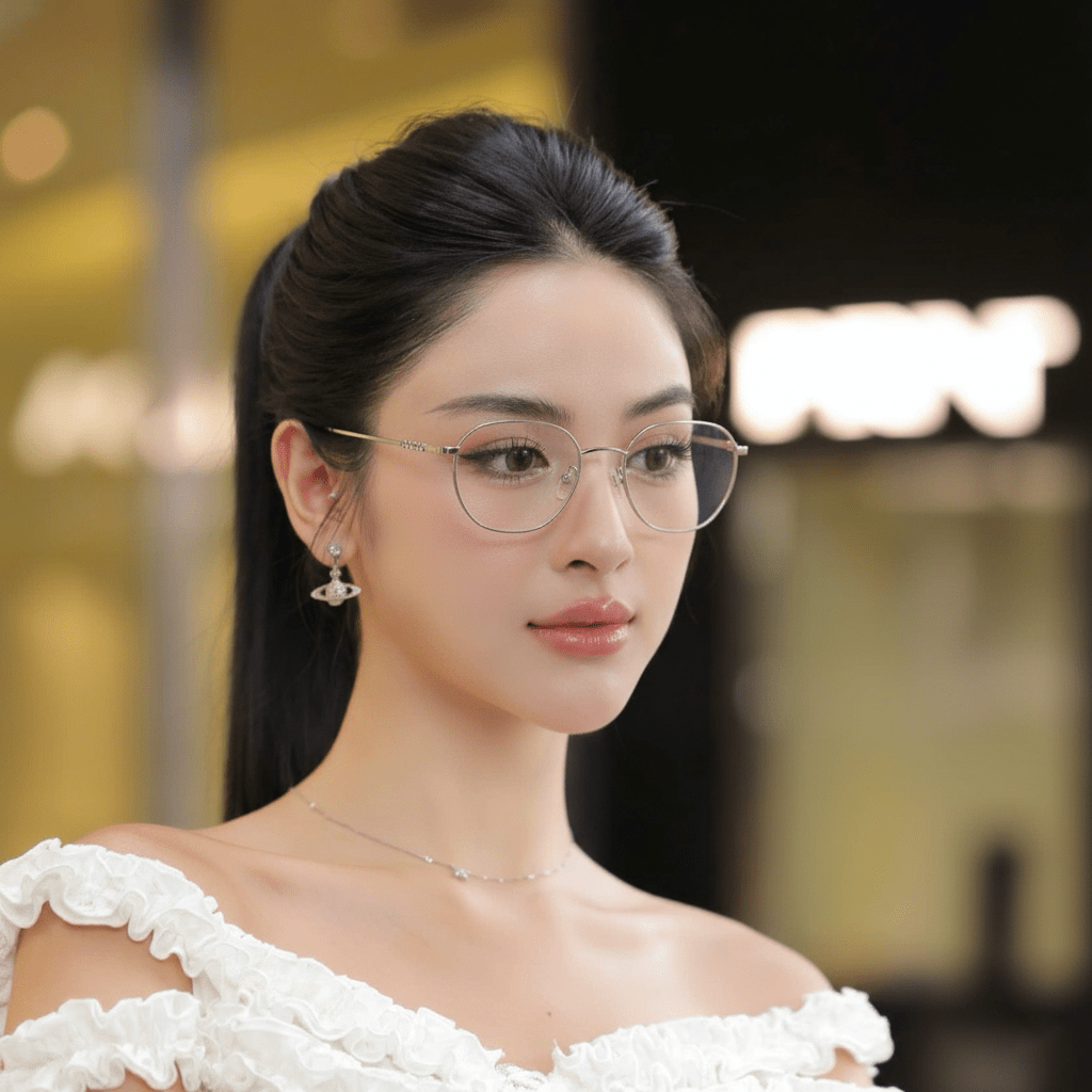 wearring Gucci GG1939O 002 Silver Eyeglasses