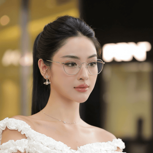 wearring Gucci GG1939O 002 Silver Eyeglasses