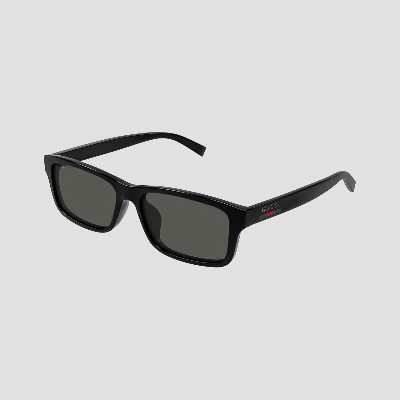 Gucci GG1986SA 001 Black Rectangular Sunglasses