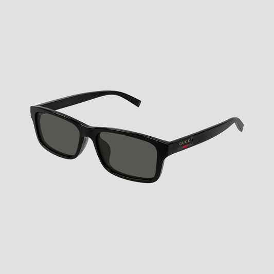 Gucci GG1986SA 001 Black Rectangular Sunglasses