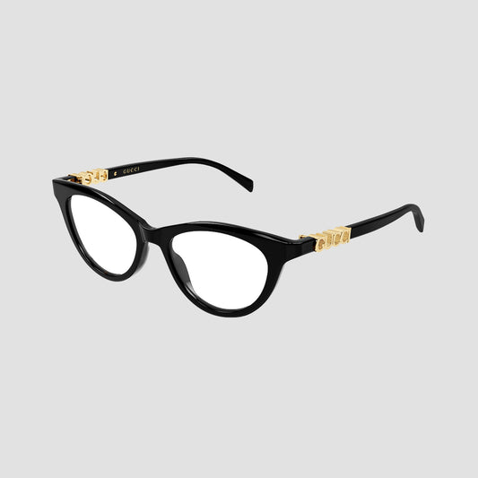 Gucci GG2034O 001 Black Cat-Eye Eyeglasses
