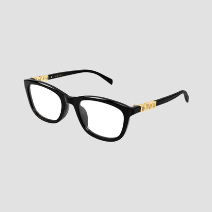 Gucci GG2035OA 001 Black Square Eyeglasses