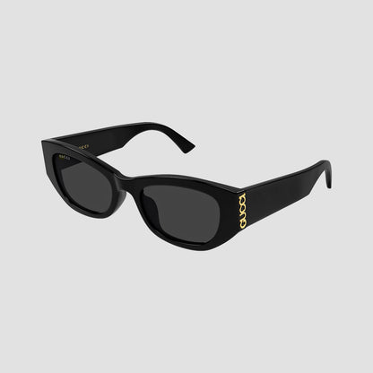 Gucci GG2044SA-001 Black Soft Rectangular Sunglasses