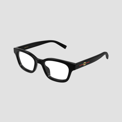 Gucci GG2103OL-001 Black Rectangular Eyeglasses