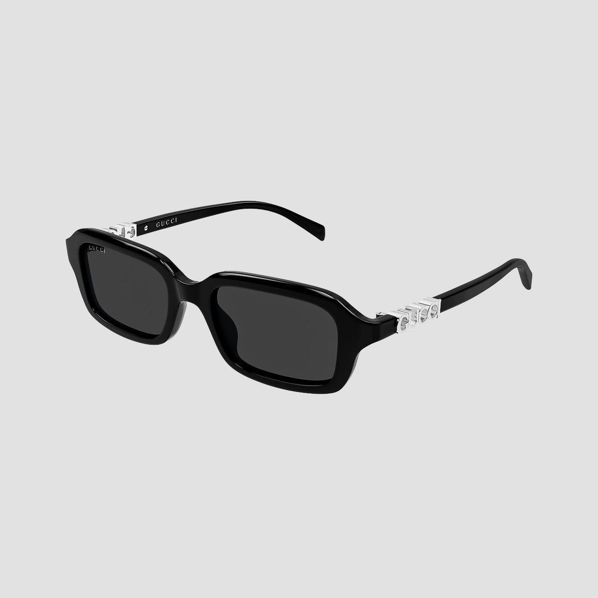 Gucci GG2152S 001 Black Rectangular Sunglasses