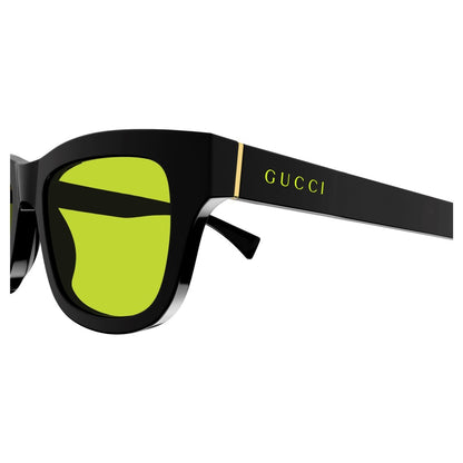 kính râm GUCCI GREEN RECTANGULAR SUNGLASSES IN ACETATE GG1135S 005 blankroom hà nội việt nam