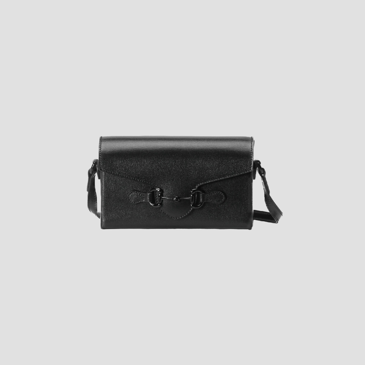 GUCCI HORSEBIT 1955 MINI BAG BLACK LEATHER 699296 1DB0G 100