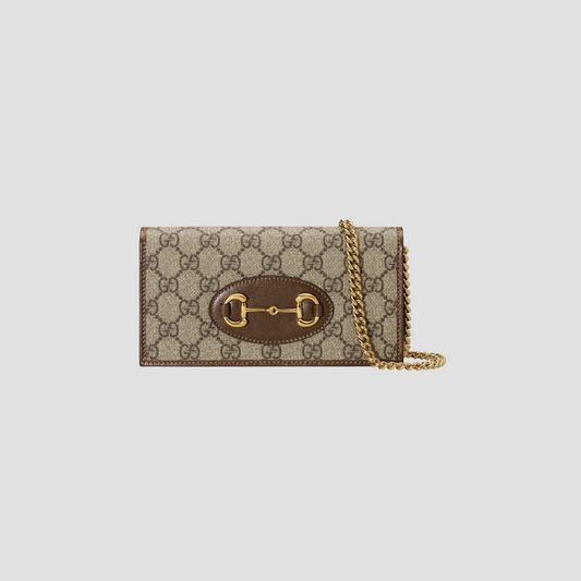 GUCCI HORSEBIT 1955 WALLET WITH CHAIN 621892 92TCG 8563