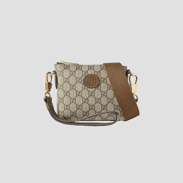 Gucci Interlocking G Mini Messenger Bag Beige 723306 92THG 8563
