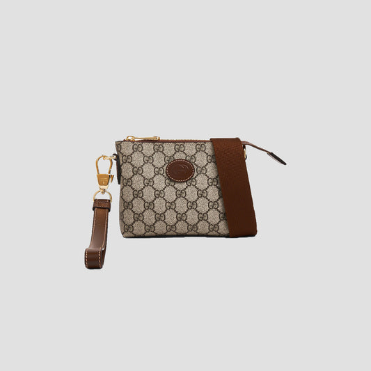 Gucci Interlocking G Mini Messenger Bag Beige 723306 92THG 8563
