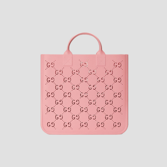 Gucci Kids GG Rubber Shopper Bag Pink 679365 JFO00 5817