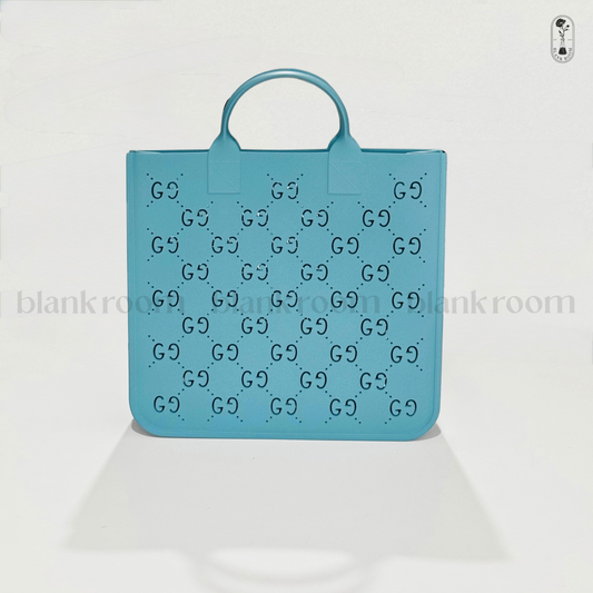 Gucci Kids GG Rubber Shopper Bag Light Blue 679365 JFO00 4933