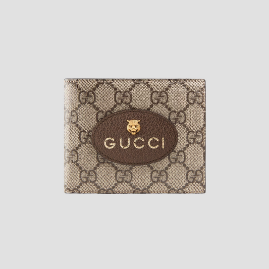 GUCCI NEO VINTAGE GG SUPREME WALLET 473954 K9GOT 8861