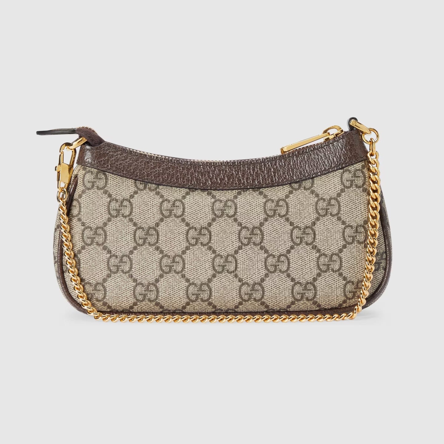 mặt sau túi GUCCI OPHIDIA BEIGE MINI BAG WITH CHAIN 764960 K9GSG 8367
